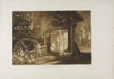 Pembury Mill, Kent, plate 12 from Liber Studiorum