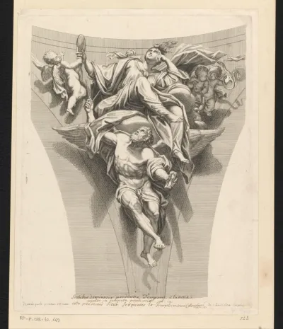 Pendentief met Prudentia