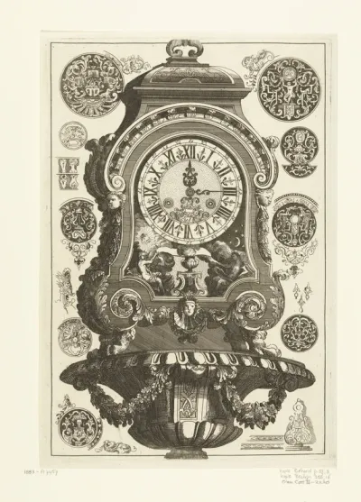 Pendule met Dag en Nacht