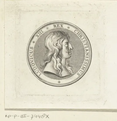 Penning met buste van Lodewijk XIII