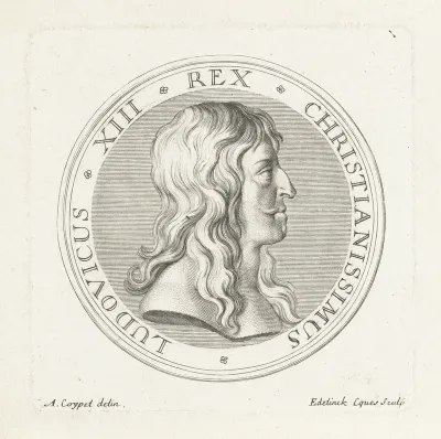 Penning met buste van Lodewijk XIII