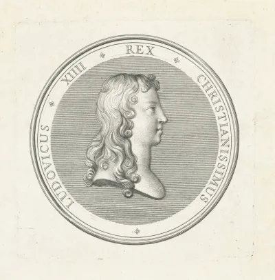 Penning met buste van Lodewijk XIV
