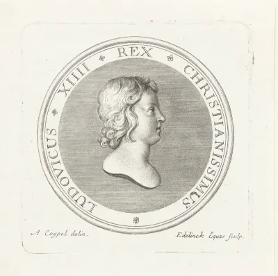 Penning met buste van Lodewijk XIV