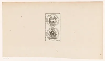 Penning met Karel II en Maria Anna van Beieren