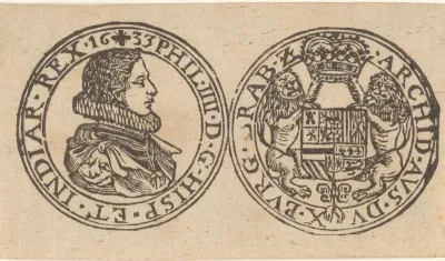 Penning met portret van Filips IV, koning van Spanje