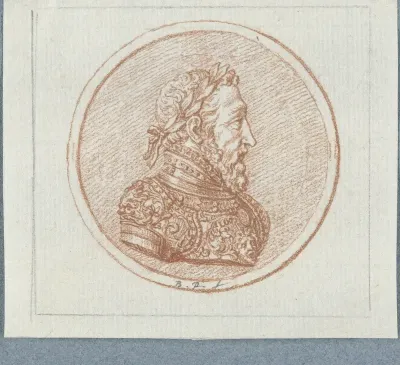 Penning met portret van Hendrik II, koning van Frankrijk