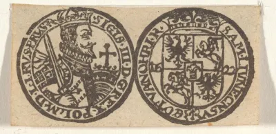 Penning met portret van Sigismund III, koning van Polen en Zweden