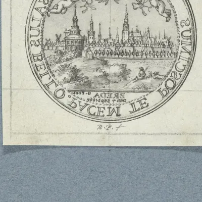 Penning op de Overtocht van Karel II in 1660