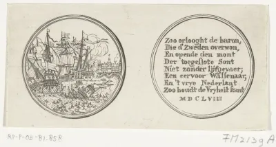 Penning op de Slag in de Sont, 1658