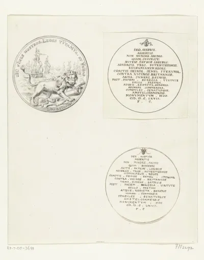 Penning op de Vrede te Breda, 1667