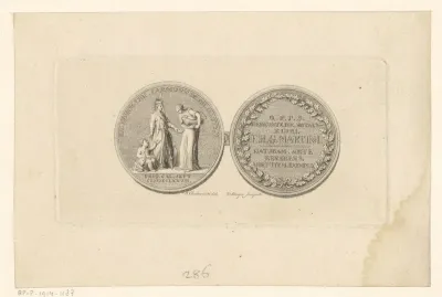 Penning ter ere van de 48ste verjaardag van Friedrich Heinrich Wilhelm Martini