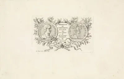 Penning van Romeins keizer Flavius Claudius Julianus Apostata