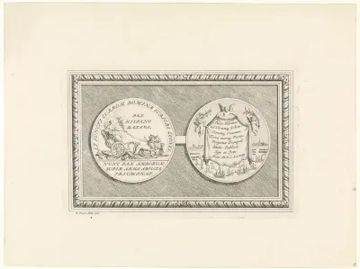 Penning vervaardigd naar aanleiding van de Vrede van Münster, 1648