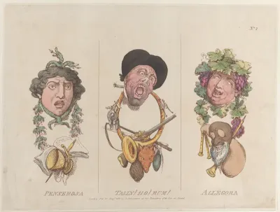 Penserosa, Tally! Ho! Rum!, Allegora