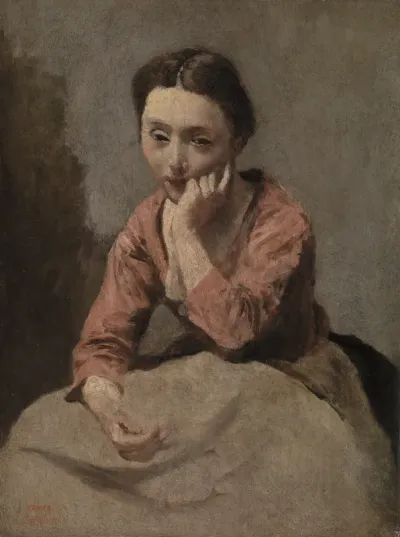 Pensive Young Woman