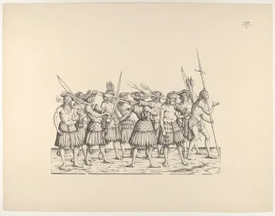 People from Calicut, from "The Triumphal Procession of Emperor Maximilian" (Triumph Des Kaisers Maximilian I)