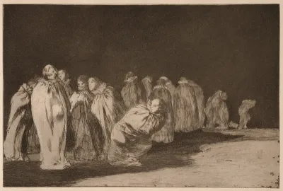 People in Sacks (Los ensacados), from the series Los Disparates