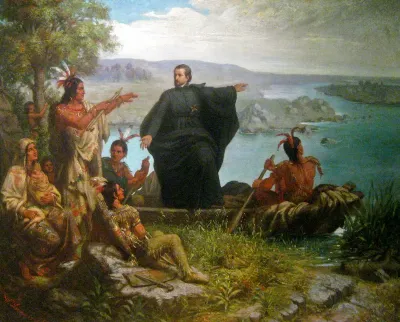 Pere Marquette and the Indians