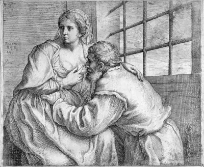 Pero breastfeeding her father Cimon to assuage his hunger