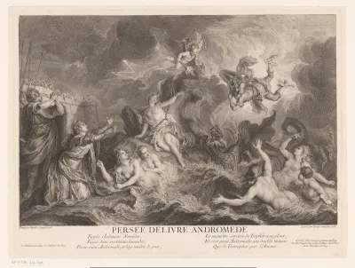 Perseus bevrijdt Andromeda