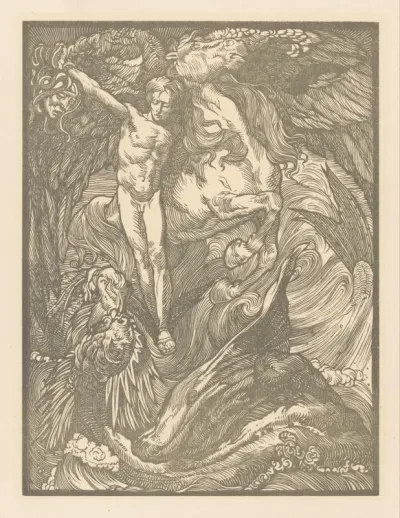 Perseus en de Draak, druk op Hollandsch papier