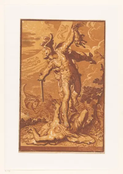 Perseus met het hoofd van Medusa