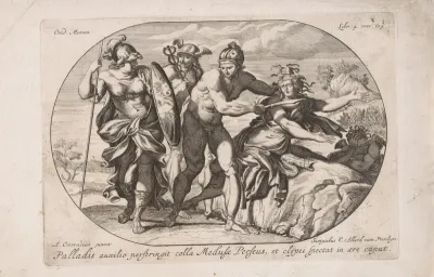 Perseus onthoofdt Medusa