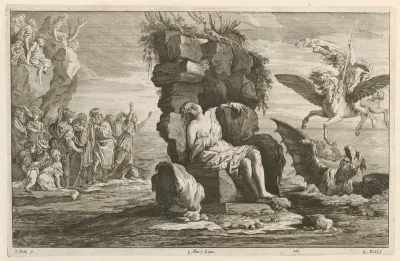 Perseus oslobodzuje Andromedu