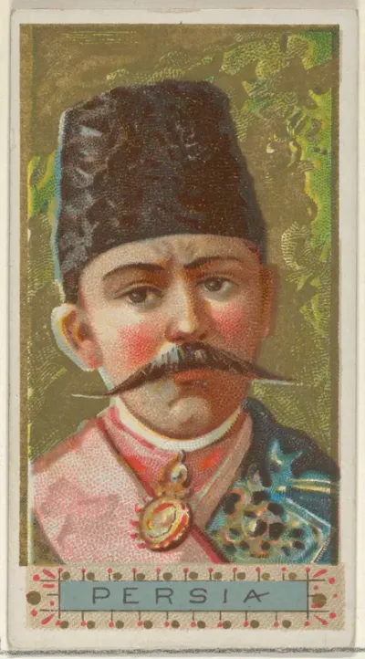 Persia, from the Types of All Nations series (N24) for Allen & Ginter Cigarettes