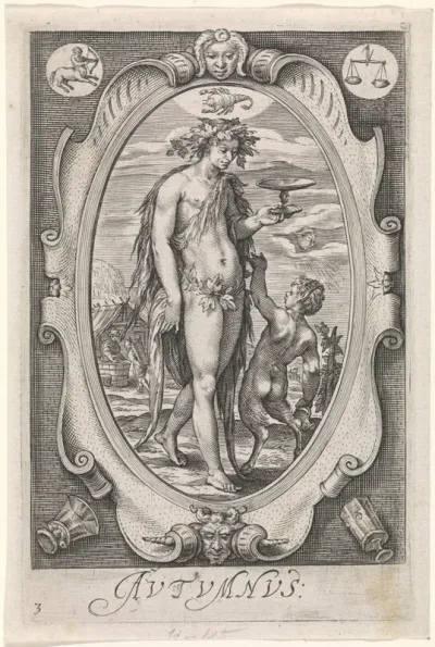 Personificatie van de herfst (autumnus)