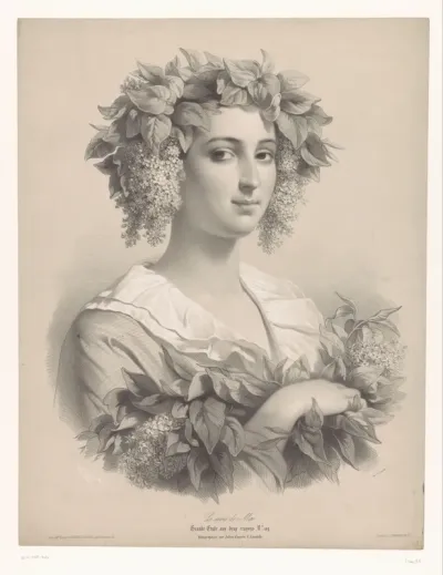 Personificatie van de maand mei