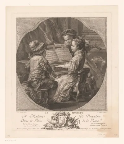 Personificatie van de muziek