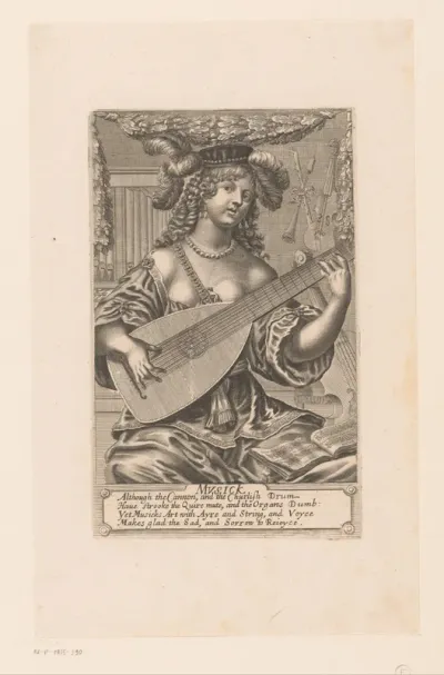 Personificatie van de muziek
