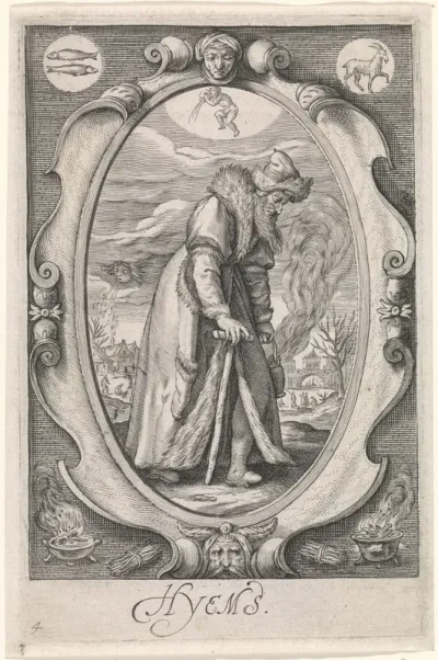 Personificatie van de winter (hyems)