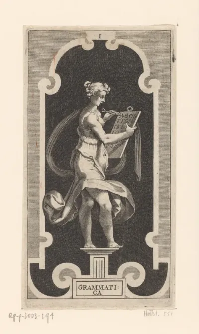 Personificatie van Grammatica