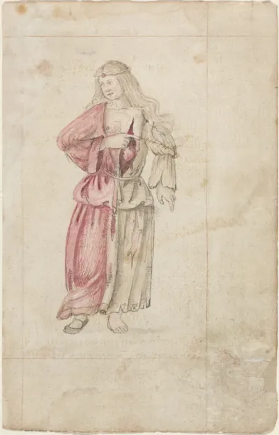 Personification of Friendship (Amicitia) [fol. 2 recto]