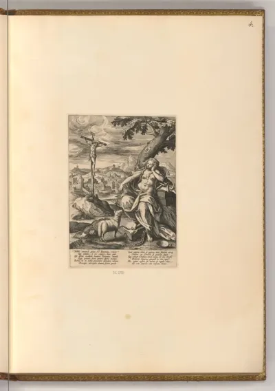 Personifikation der Fides mit dem Schaf als Attribut der christlichen Geduld