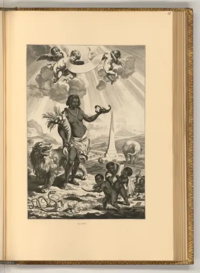 Personifikation des Erteils Afrika
