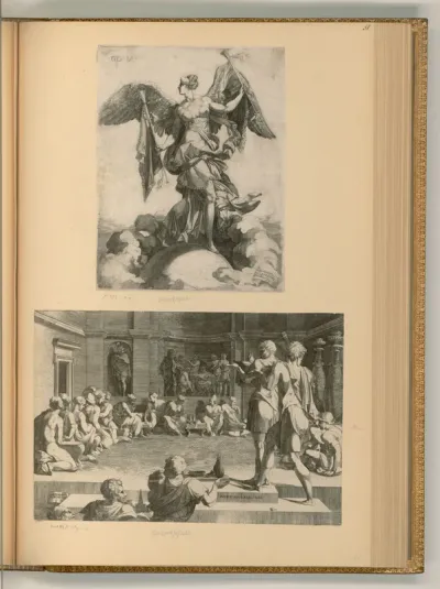 Personifikation des Ruhmes; Bankett Alexanders des Großen