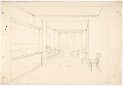 Perspective Drawing of an Interior