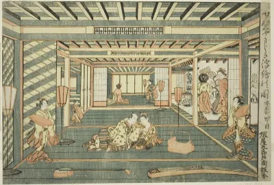Perspective Picture of a Large Room (Senjojiki uki-e no zu)