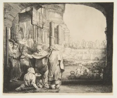 Peter and John Healing the Cripple at the Gate of the Temple