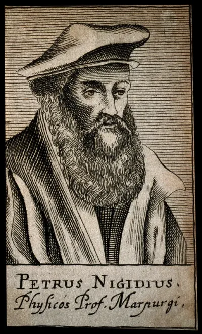 Peter Nigidius. Line engraving, 1688