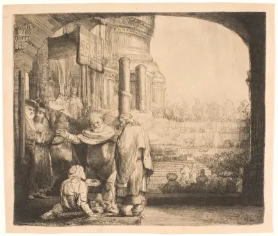 Peter og Johannes helbreder en værkbruden