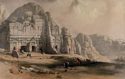 Petra: rock-cut buildings