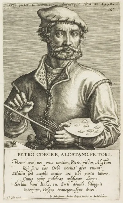 Petro Coecke, Alostano