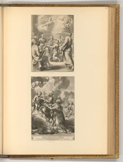 Petrus beim Apostelkonzil; Maria und dem Kind und hl. Martine