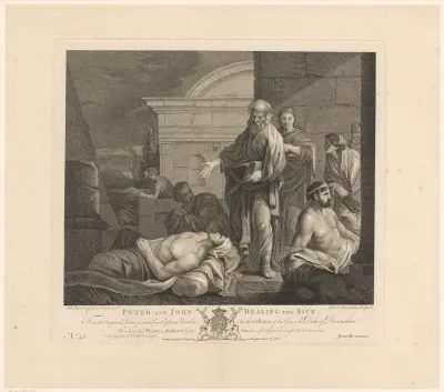 Petrus en Johannes genezen zieken