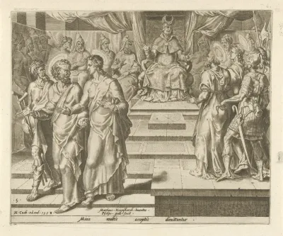 Petrus en Johannes worden vrijgelaten