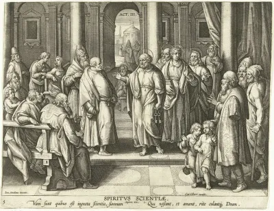Petrus en Paulus bewijzen de opstanding van Christus: de gave van geleerdheid